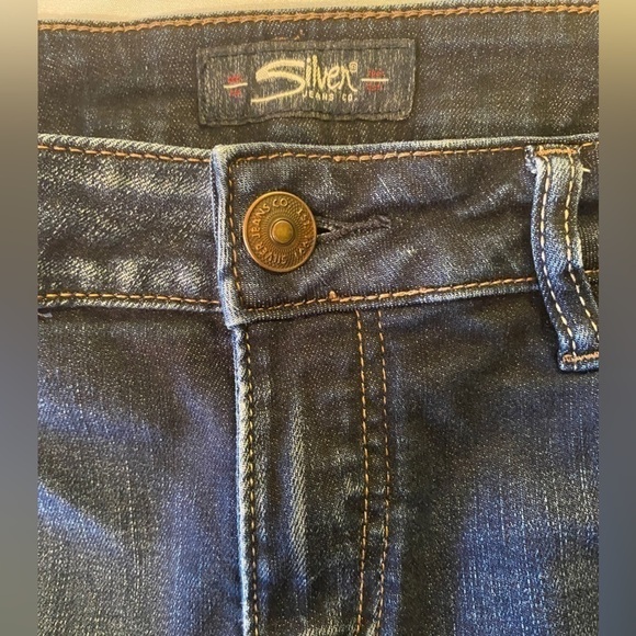Silver Jeans Co. Elyse Mid Rise Skinny Dark Wash Ladies  W31/L31 - Picture 5 of 16